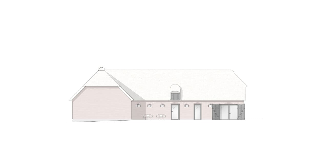 6 Sydfacade mod gård